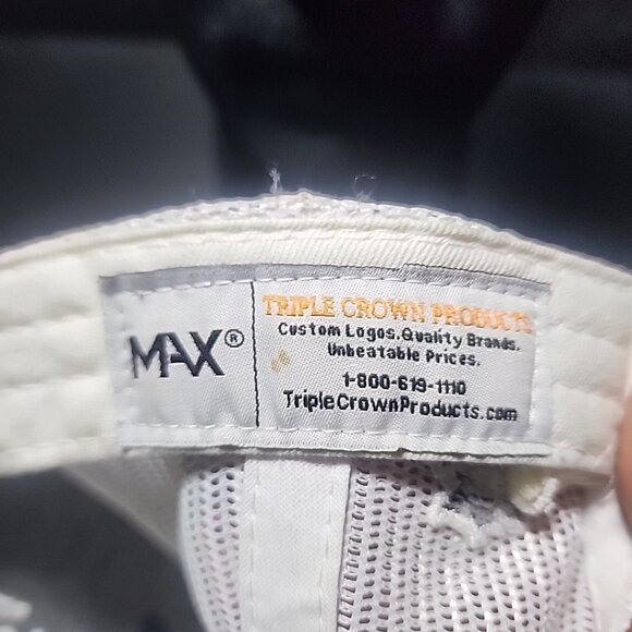 I Make America .Flag Mesh Baseball Cap - Blue & White Crown Products - Picture 3 of 4